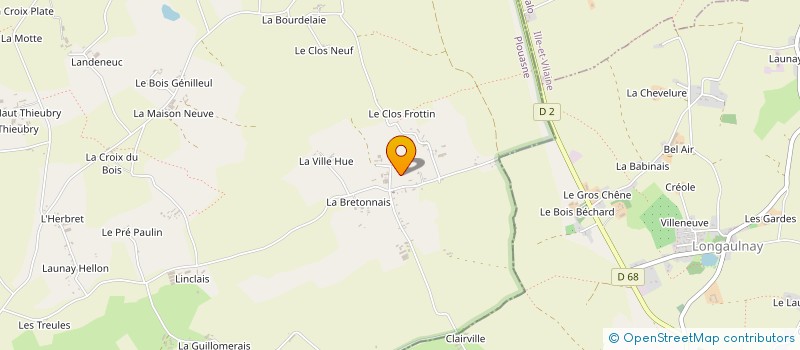 localisation de l'entreprise MONSIEUR JEAN MORIN  PLOUASNE