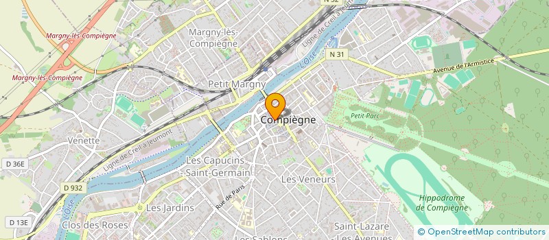 localisation de l'entreprise MONSIEUR JEAN MORIN  COMPIEGNE