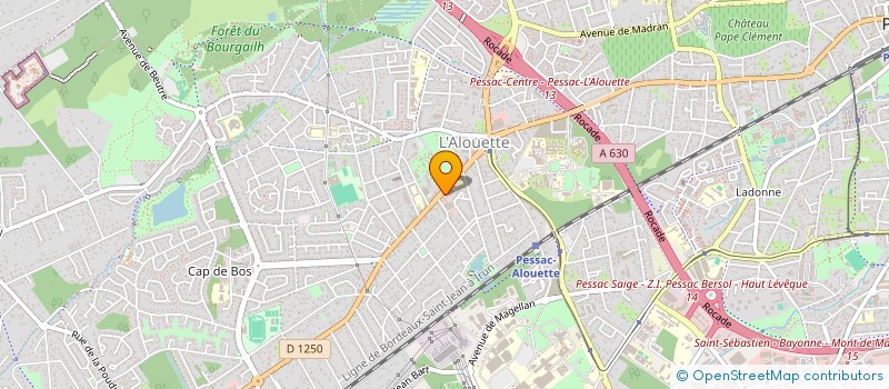 localisation de l'entreprise MONSIEUR JEAN MORIN  PESSAC