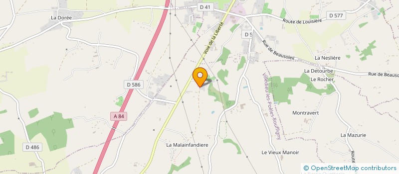 localisation de l'entreprise MONSIEUR JEAN MORIN  LA BLOUTIERE