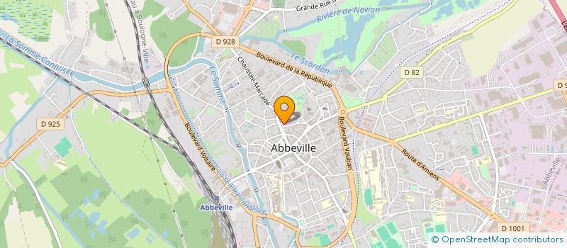 localisation de l'entreprise MONSIEUR JEAN MORIN à ABBEVILLE
