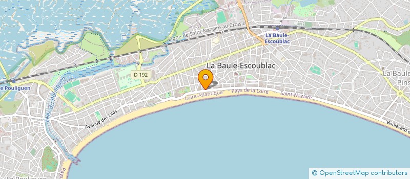 localisation de l'entreprise MONSIEUR JEAN MORIN  LA BAULE-ESCOUBLAC