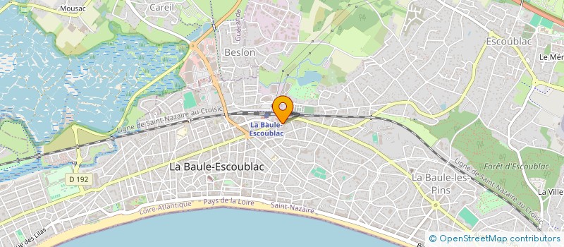 localisation de l'entreprise MONSIEUR JEAN MORIO  LA BAULE-ESCOUBLAC