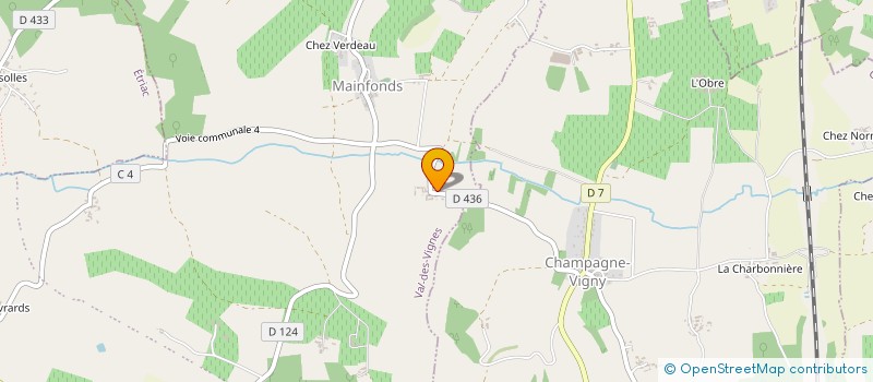 localisation de l'entreprise MONSIEUR JEAN MORISSONNAUD à VAL DES VIGNES