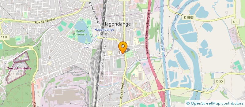 localisation de l'entreprise MONSIEUR JEAN MORITZ  HAGONDANGE