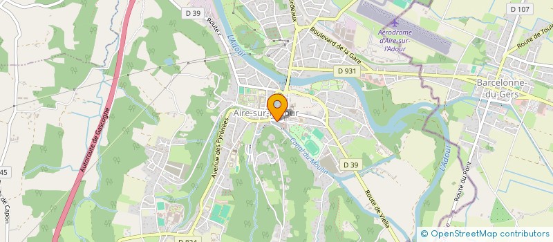 localisation de l'entreprise MONSIEUR JEAN MORLAES  AIRE-SUR-L'ADOUR