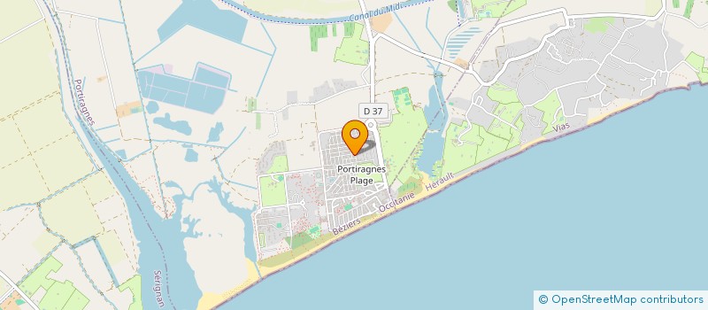 localisation de l'entreprise MONSIEUR JEAN MORREN  PORTIRAGNES