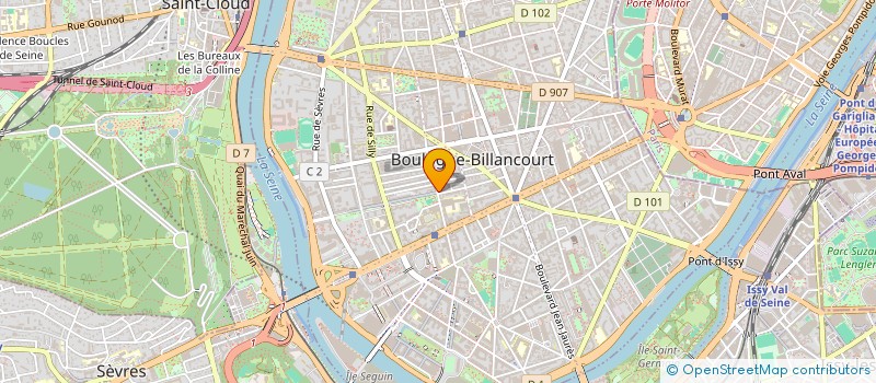 localisation de l'entreprise MONSIEUR JEAN MORTERA  BOULOGNE-BILLANCOURT