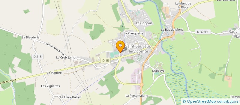 localisation de l'entreprise MONSIEUR JEAN MORVAN  SAINT-SAUVEUR-LE-VICOMTE