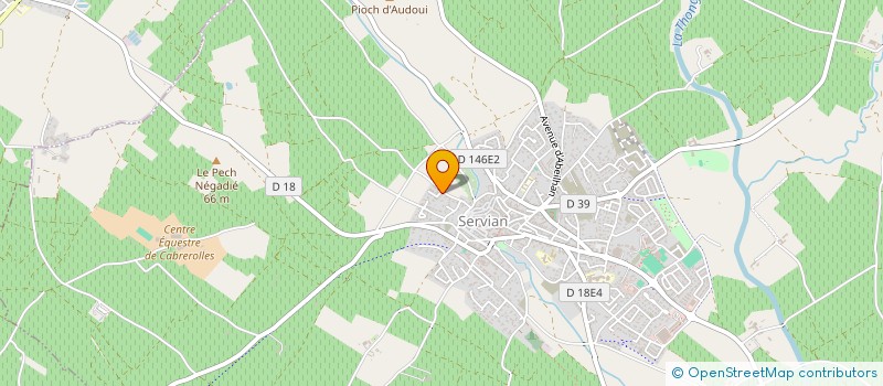 localisation de l'entreprise MONSIEUR JEAN MOSCA  ABEILHAN