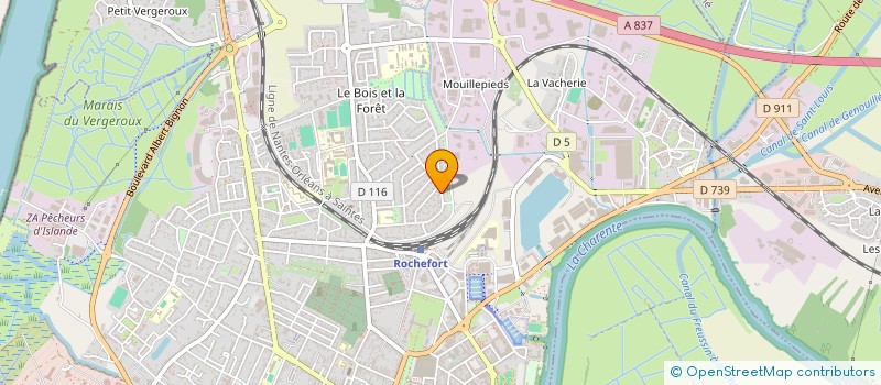 localisation de l'entreprise MONSIEUR JEAN MOTTE  ROCHEFORT