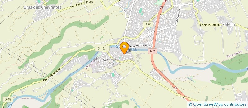 localisation de l'entreprise MONSIEUR JEAN MOUCASSAGUENE  BRAS-PANON