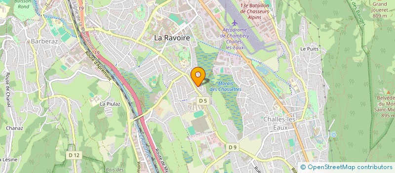 localisation de l'entreprise MONSIEUR JEAN MOUCHAUD à LA RAVOIRE