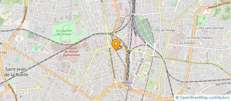 localisation de l'entreprise MONSIEUR JEAN MOUCHEL à ORLEANS