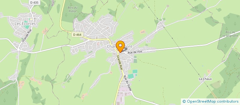 localisation de l'entreprise MONSIEUR JEAN MOUGIN  CHARQUEMONT