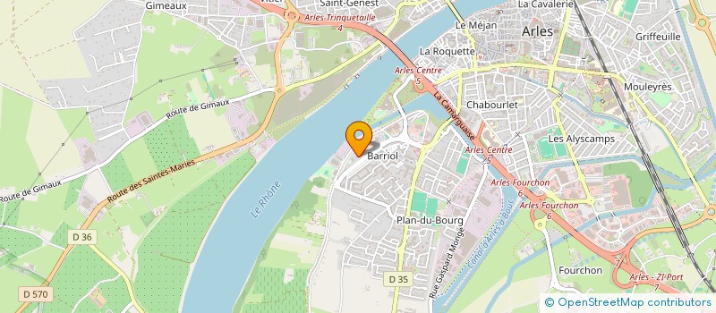 localisation de l'entreprise MONSIEUR JEAN MOULIN  ARLES