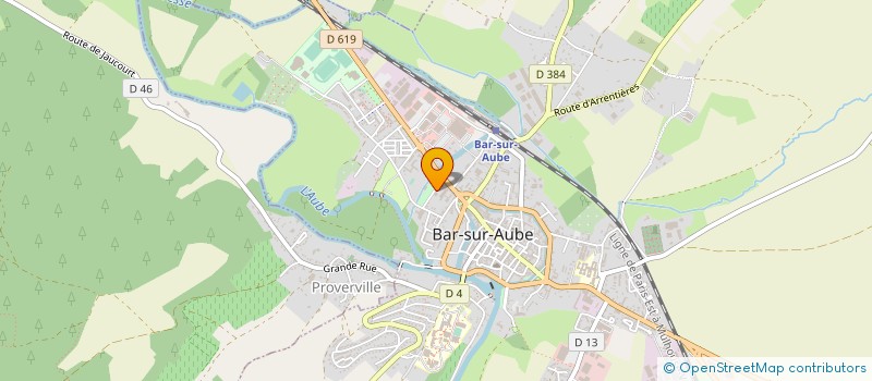 localisation de l'entreprise MONSIEUR JEAN MOULIS à BAR-SUR-AUBE