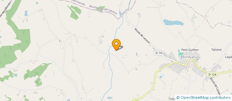 localisation de l'entreprise MONSIEUR JEAN MOULIS  CASTELNAUD-DE-GRATECAMBE