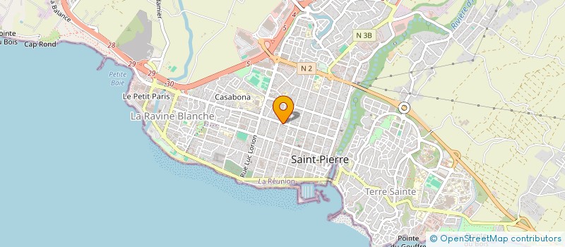 localisation de l'entreprise MONSIEUR JEAN MOUNIAMA à SAINT-PIERRE