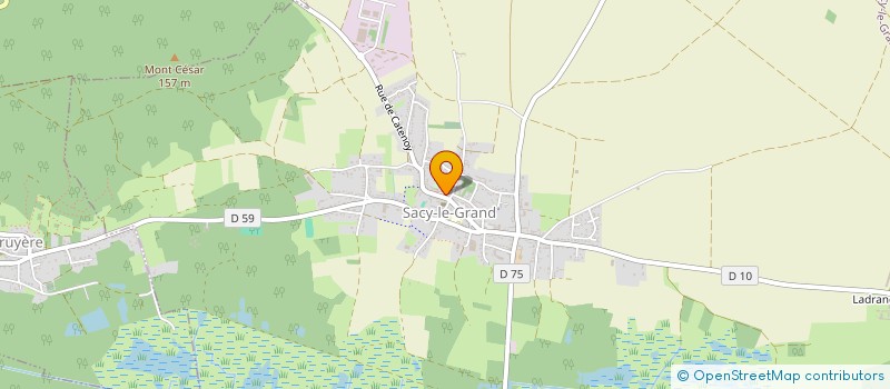 localisation de l'entreprise MONSIEUR JEAN MOUNIER à SACY-LE-GRAND