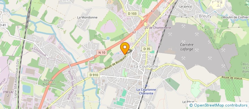 localisation de l'entreprise MONSIEUR JEAN MOUNIER à LA COURONNE