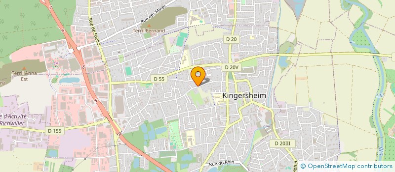 localisation de l'entreprise MONSIEUR JEAN MOUNOT  KINGERSHEIM