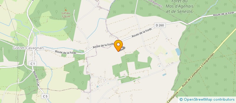 localisation de l'entreprise MONSIEUR JEAN MOURET  SAINTE GEMME MARTAILLAC