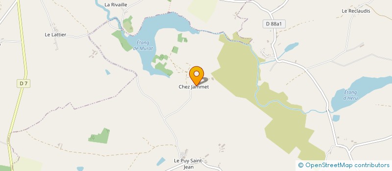 localisation de l'entreprise MONSIEUR JEAN MOURGAUD à SAINT-LEGER-MAGNAZEIX