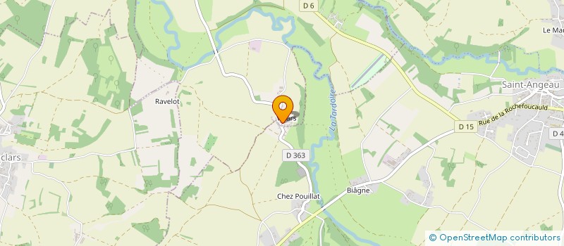 localisation de l'entreprise MONSIEUR JEAN MOURIER  MANSLE-LES-FONTAINES