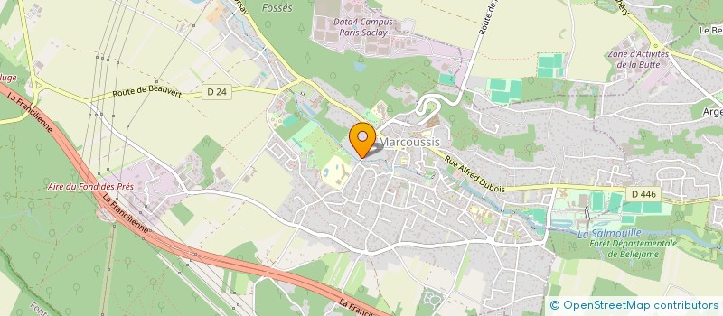 localisation de l'entreprise MONSIEUR JEAN MOURIER  MARCOUSSIS