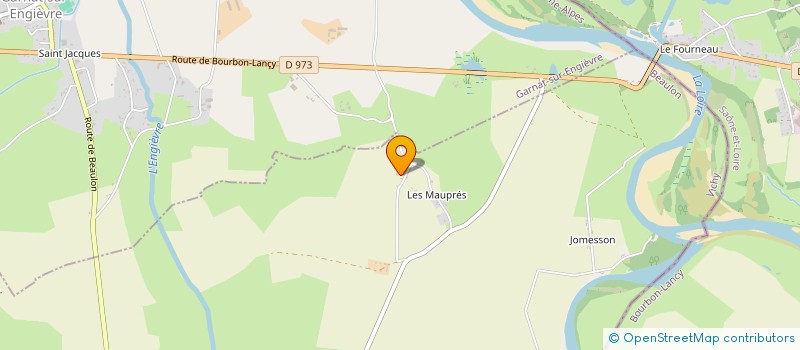 localisation de l'entreprise MONSIEUR JEAN MOUSSERIN  BEAULON