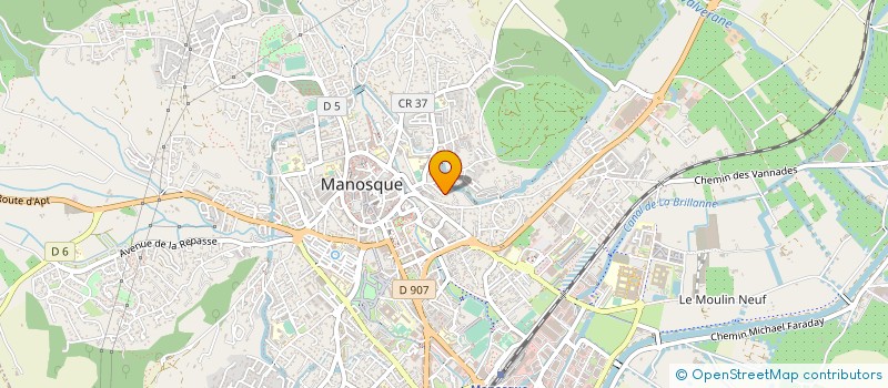 localisation de l'entreprise MONSIEUR JEAN MOUSSU  MANOSQUE