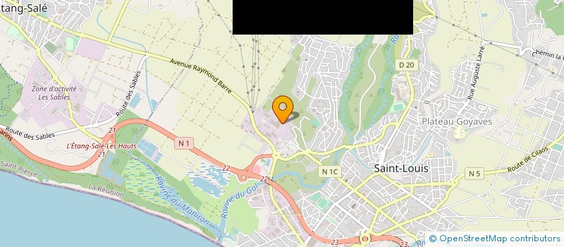 localisation de l'entreprise MONSIEUR JEAN MOUTAMA  SAINT-LOUIS