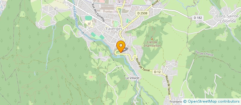 localisation de l'entreprise MONSIEUR JEAN MOUTHON  FAVERGES-SEYTHENEX