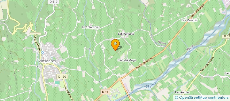 localisation de l'entreprise MONSIEUR JEAN MOUTON  VINSOBRES