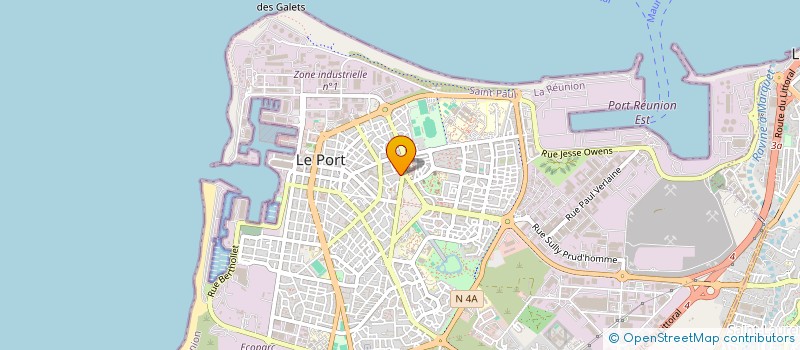 localisation de l'entreprise MONSIEUR JEAN MOUTOUSSAMY  LE PORT