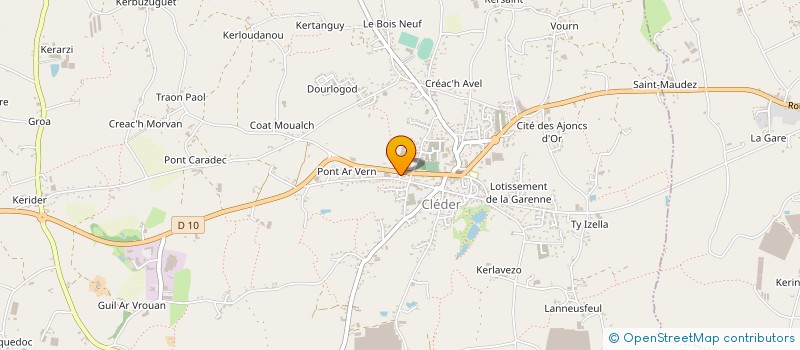 localisation de l'entreprise MONSIEUR JEAN MOYSAN à CLEDER