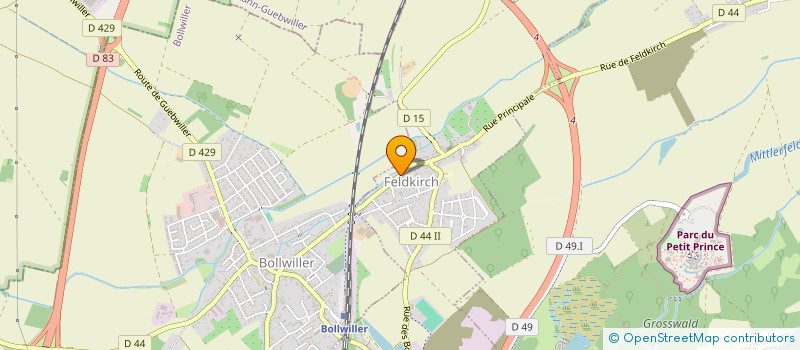 localisation de l'entreprise MONSIEUR JEAN MOYSES  FELDKIRCH