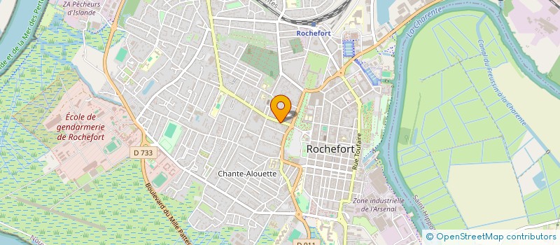 localisation de l'entreprise MONSIEUR JEAN MUET  ROCHEFORT