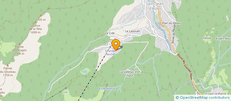 localisation de l'entreprise MONSIEUR JEAN MUFFAT  SAINT JEAN D'AULPS