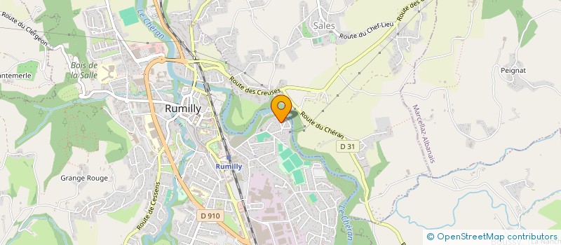 localisation de l'entreprise MONSIEUR JEAN MUGNIER  RUMILLY