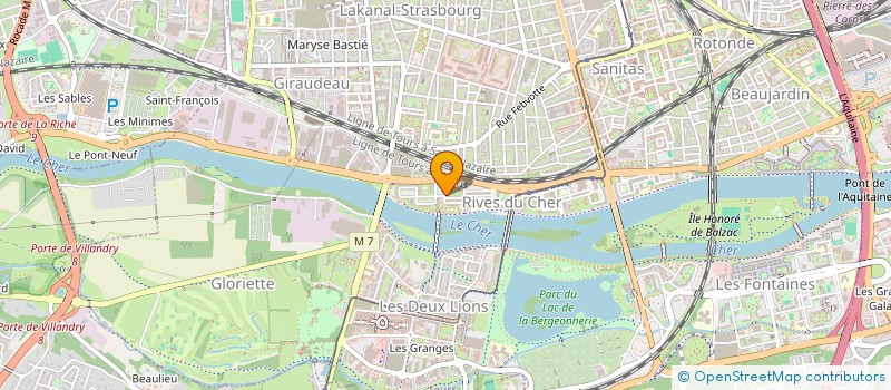 localisation de l'entreprise MONSIEUR JEAN MULINDAHABI  TOURS