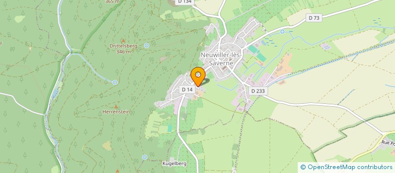 localisation de l'entreprise MONSIEUR JEAN MULLER  NEUWILLER-LES-SAVERNE