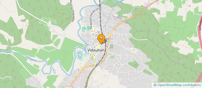 localisation de l'entreprise MONSIEUR JEAN MULLER  VIDAUBAN