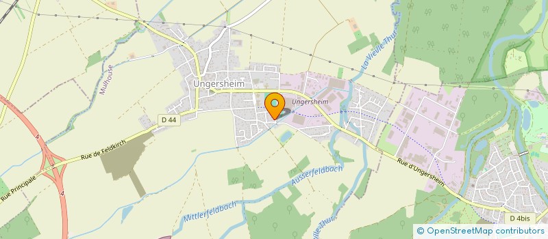 localisation de l'entreprise MONSIEUR JEAN MULLER  UNGERSHEIM