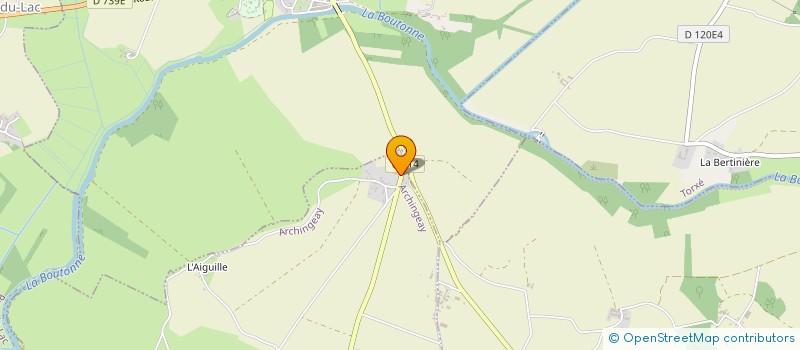 localisation de l'entreprise MONSIEUR JEAN MULLON  ARCHINGEAY