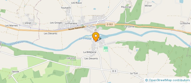 localisation de l'entreprise MONSIEUR JEAN MULTON à RUFFEC