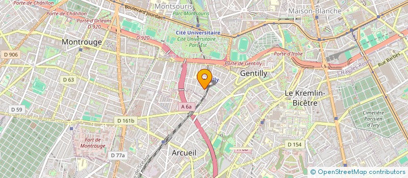 localisation de l'entreprise MONSIEUR JEAN MUNIER  GENTILLY