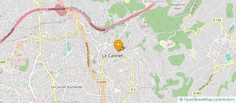 localisation de l'entreprise MONSIEUR JEAN MUNIZ à LE CANNET