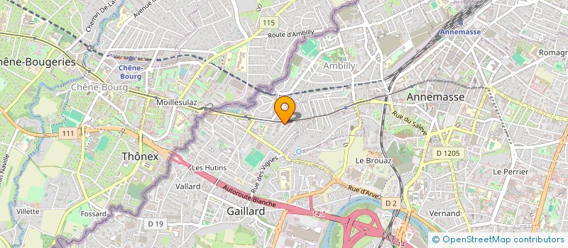 localisation de l'entreprise MONSIEUR JEAN MUNYARUGERERO  GAILLARD